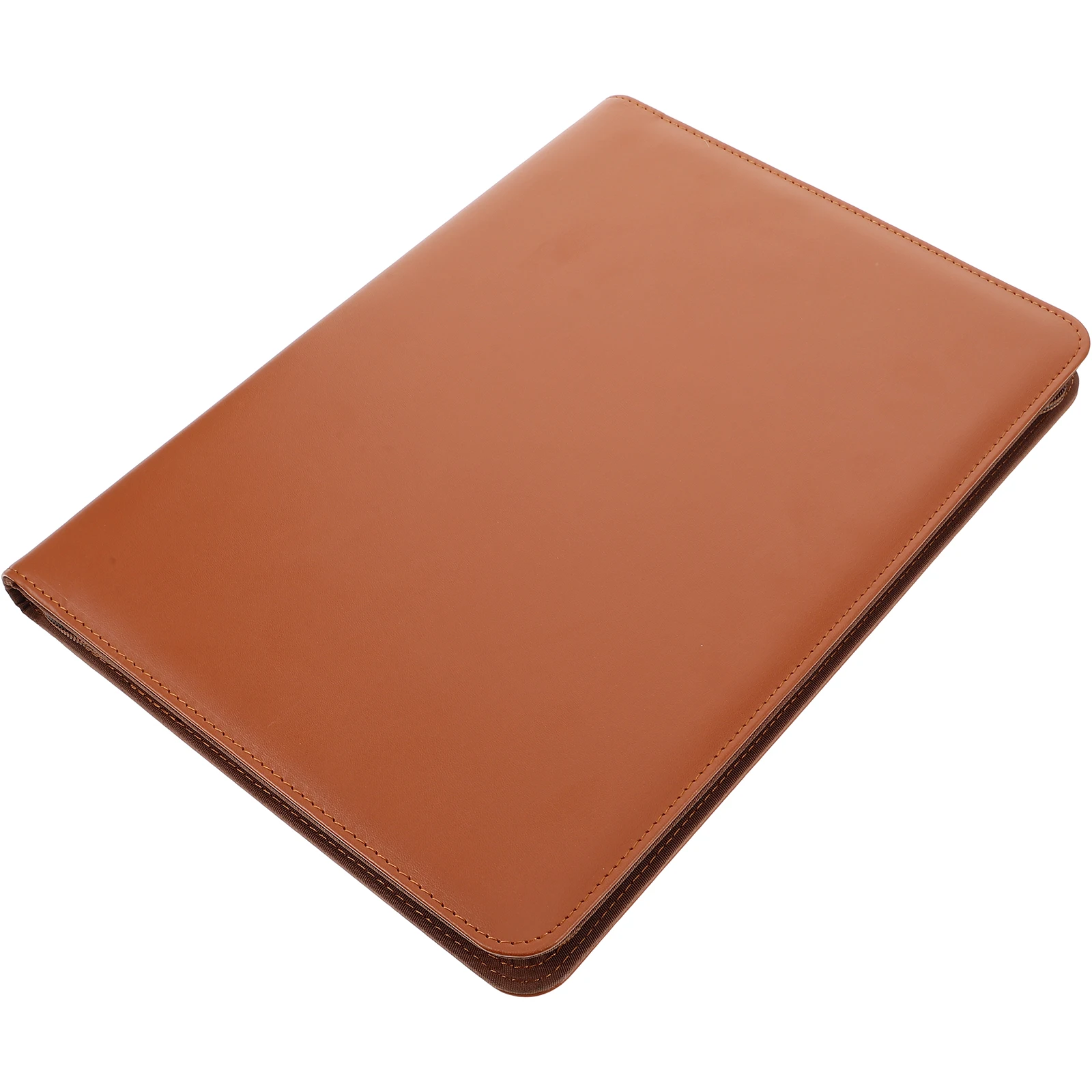 

1 Set Zippered Portfolio Binder Folio Document Organizer Padfolio Resume Folder Multifunctional Waterproof Business