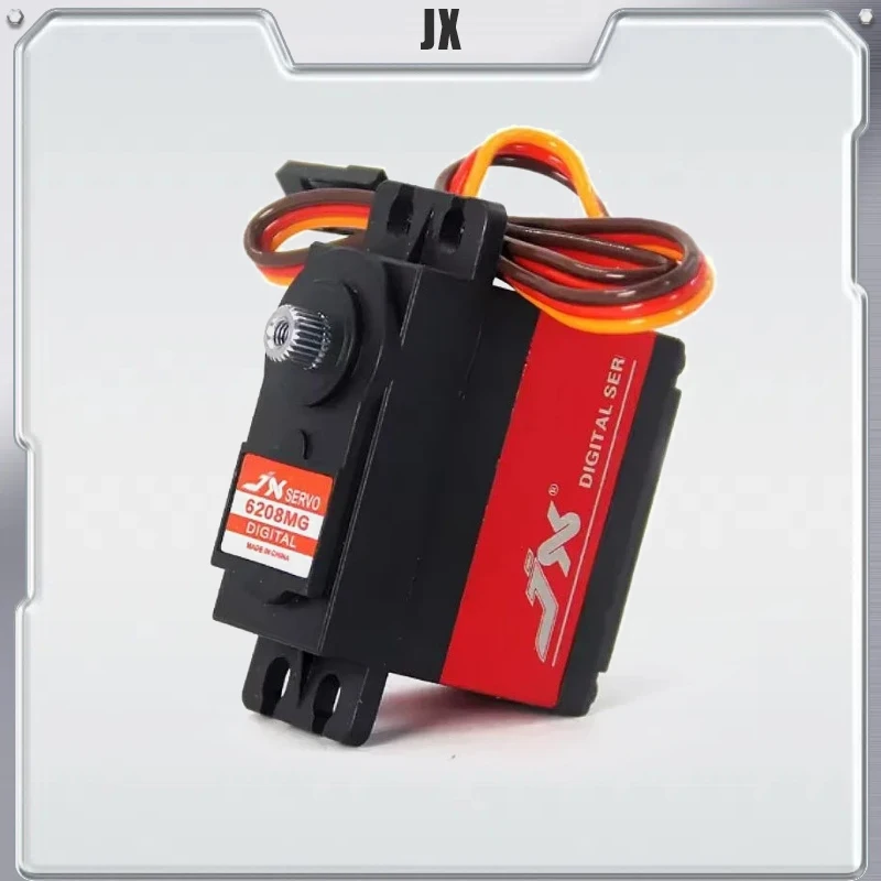 JX Servo PDI-6208MG 8 kg 120 Grad Hochgeschwindigkeits-Metallgetriebe Digital Coreless Standard-Servomotor für RC-Automodell