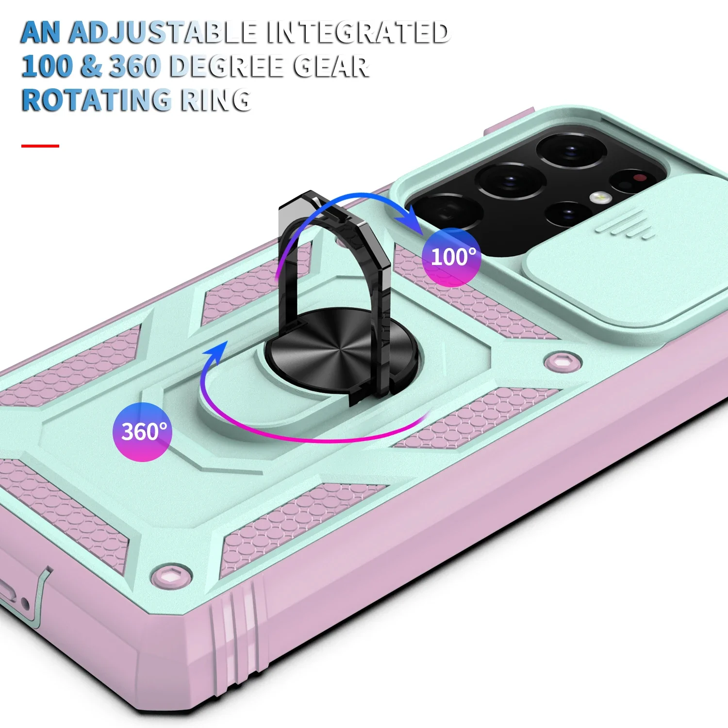 Casing Pelindung Heavy Duty 3IN1 untuk Samsung Galaxy S25 S24 S23 S22 S21 S20 Ultra Plus FE A56 36 26 16 06 55 35 25 5G OTT Cover Box