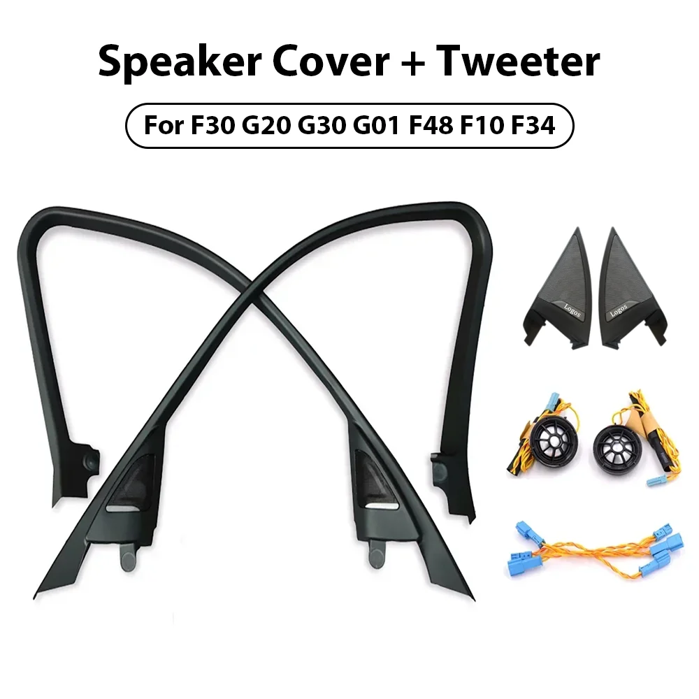 

For BMW Tweeter Cover Frame For BMW F30 F10 G20 G30 G01 F34 F48 Front Door Tweeter Mid Loudspeaker Modified Horn Car Accessories
