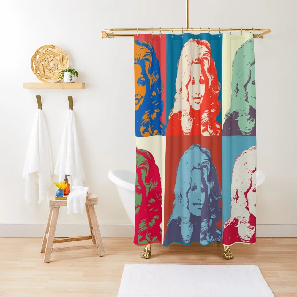 

Pop Art Dolly Shower Curtain Waterproof Bath And Anti-Mold Bathroom Accessories Shower Bath For Bathroom Curtain