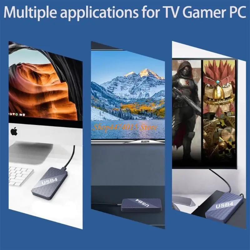 K1AA M.2 NVMe SSD Case- for 40Gbps Type-C NVMe NGFF- Dual-Protocol Enclosure-External Hard Drive Box for M.2 2230/42/60/80