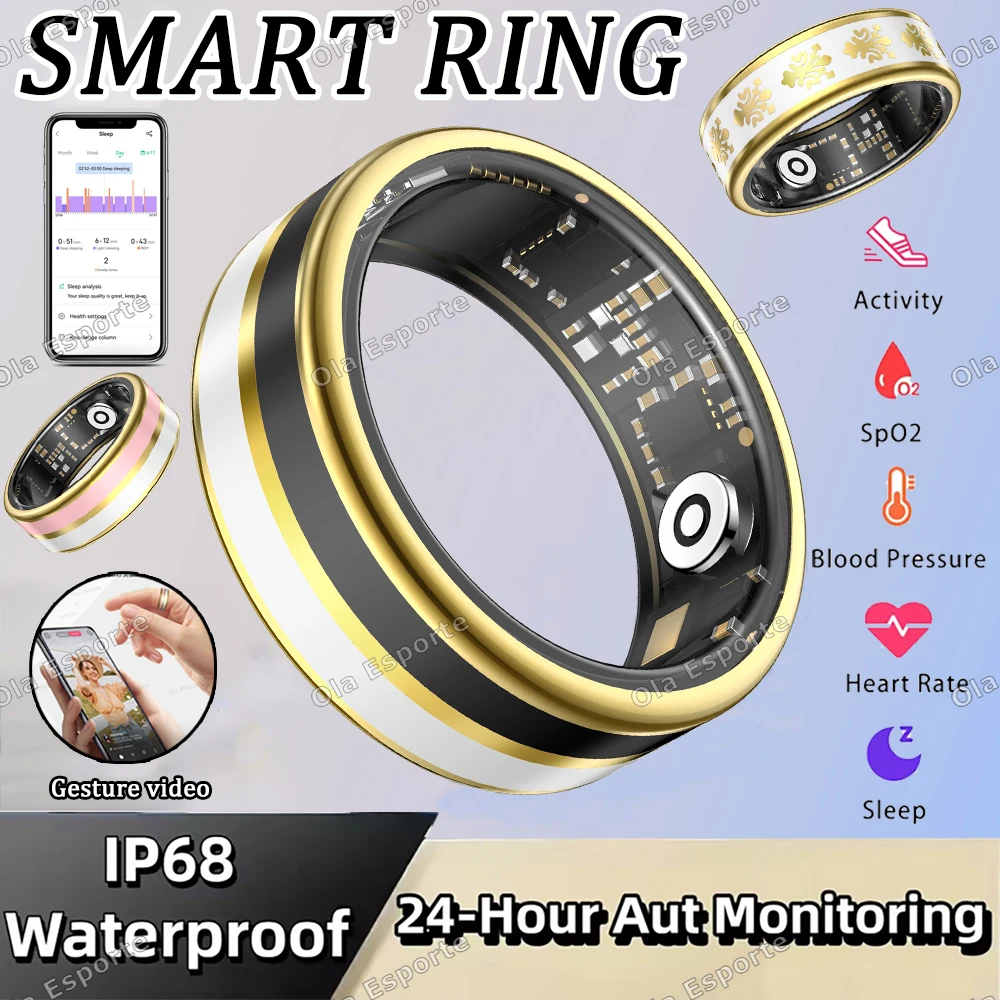 

Новые умные кольца различных стилей: мониторинг сердечного ритма, управление жестами, трекер активности, фитнес-кольцо для мужчин и женщин.