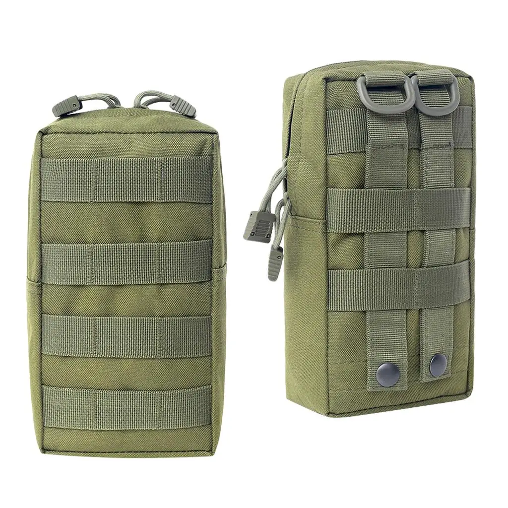 2 Pack Multi--Resistant Pouches, Tactical Backpack Accessory Bag, Small Utility Waist Bags for Hunting, Camping, Hiking