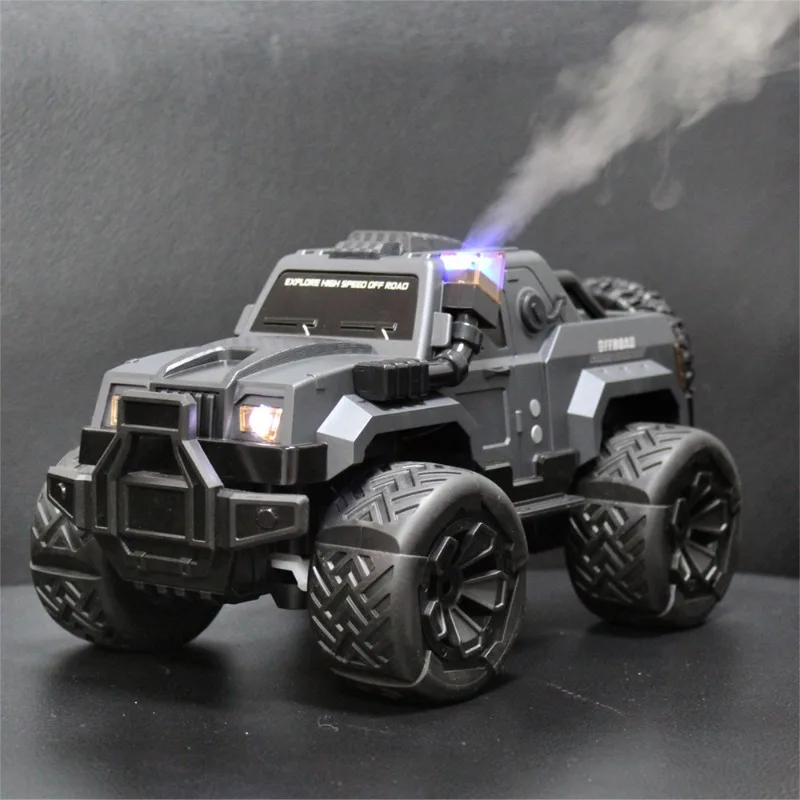 Игрушечный автомобиль Kawaii, забавный подарок-обновление 1:16, высокоскоростные внедорожные радиоуправляемые автомобили для восхождения, радиоуправляемый грузовик с спреем для крыльев, игрушки для мальчиков, грузовик-монстр