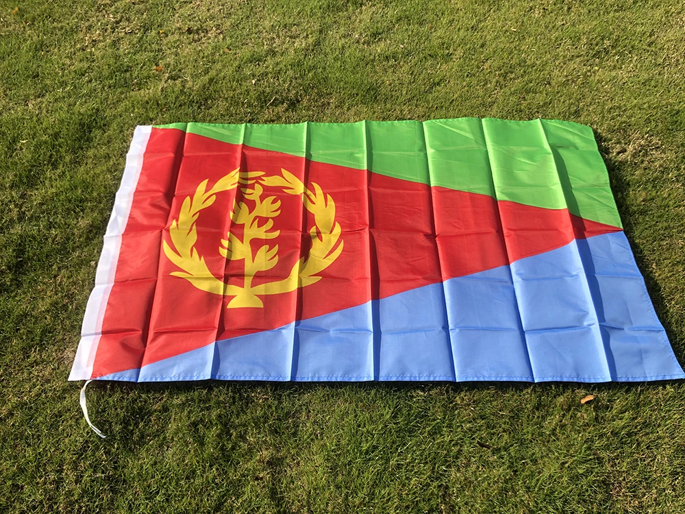 Bandera Eritrea Poliéster resistente para exteriores - imagen 3
