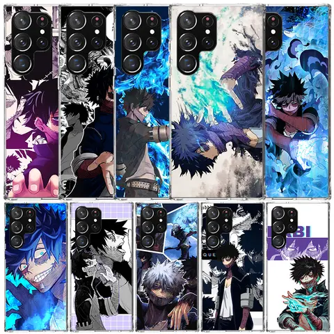 My Hero Dabi Bnha Phone Case For Samsung Galaxy S24 S25 Edge S26 Ultra S22 S23 Plus S21 + S20 FE Soft TPU Back Cover Galaxy S25 