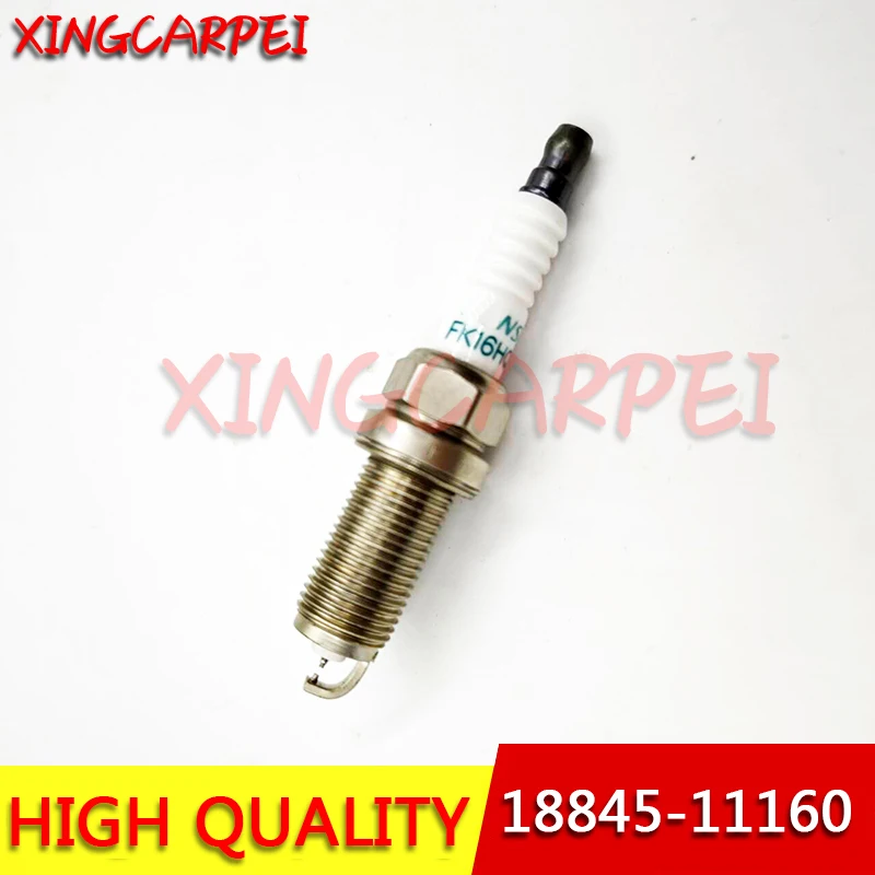 4PCS Dual iridium Spark Plug 18845-11160 FK16HQR11 for Hyundai Sonata Santa Fé Kia Sportage Sorento 1884511160