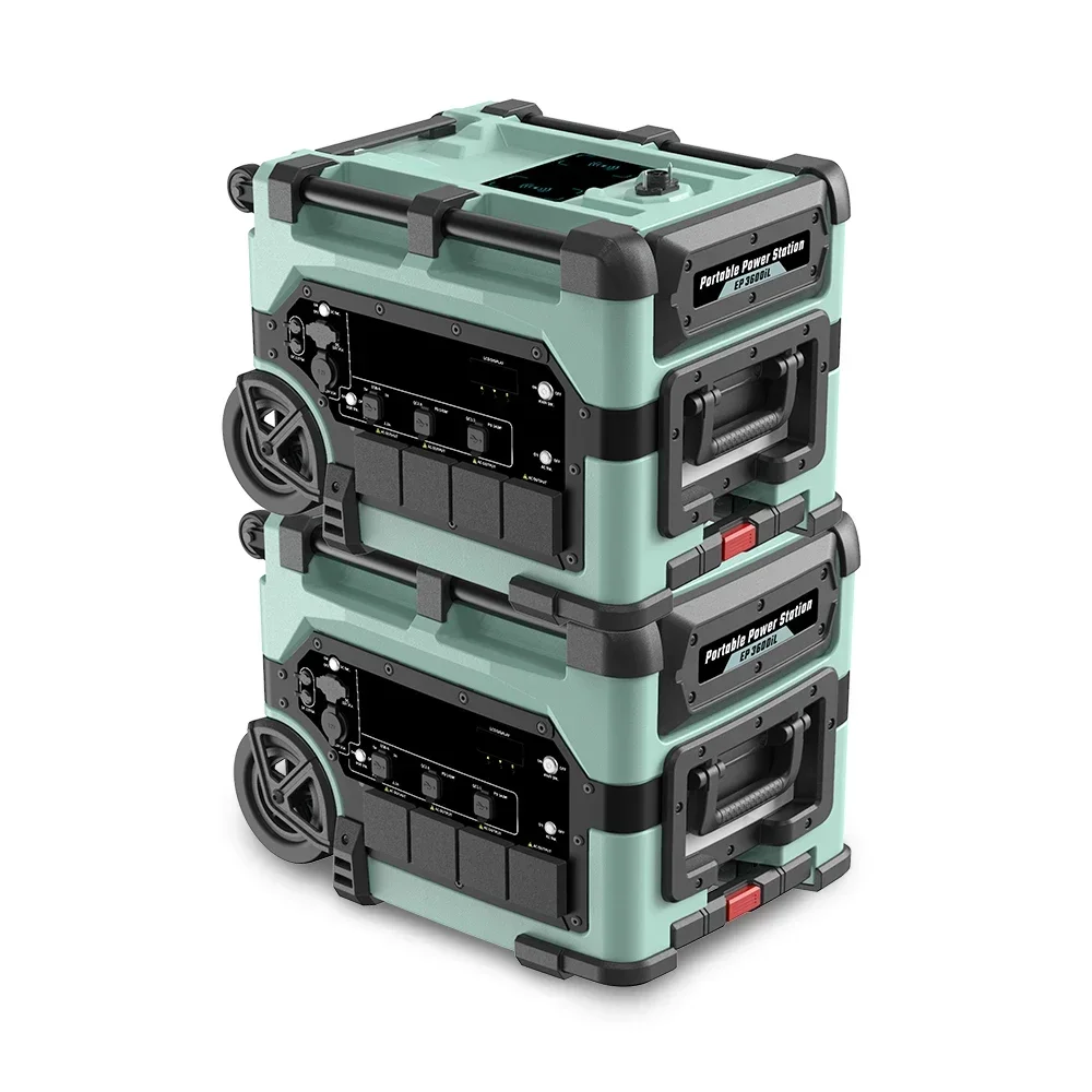 

3600W High Safety Level Portable Power Station Outdoor Energy System Long-Life 3600W LiFePO4 Battery Folding Solar Panels Energy