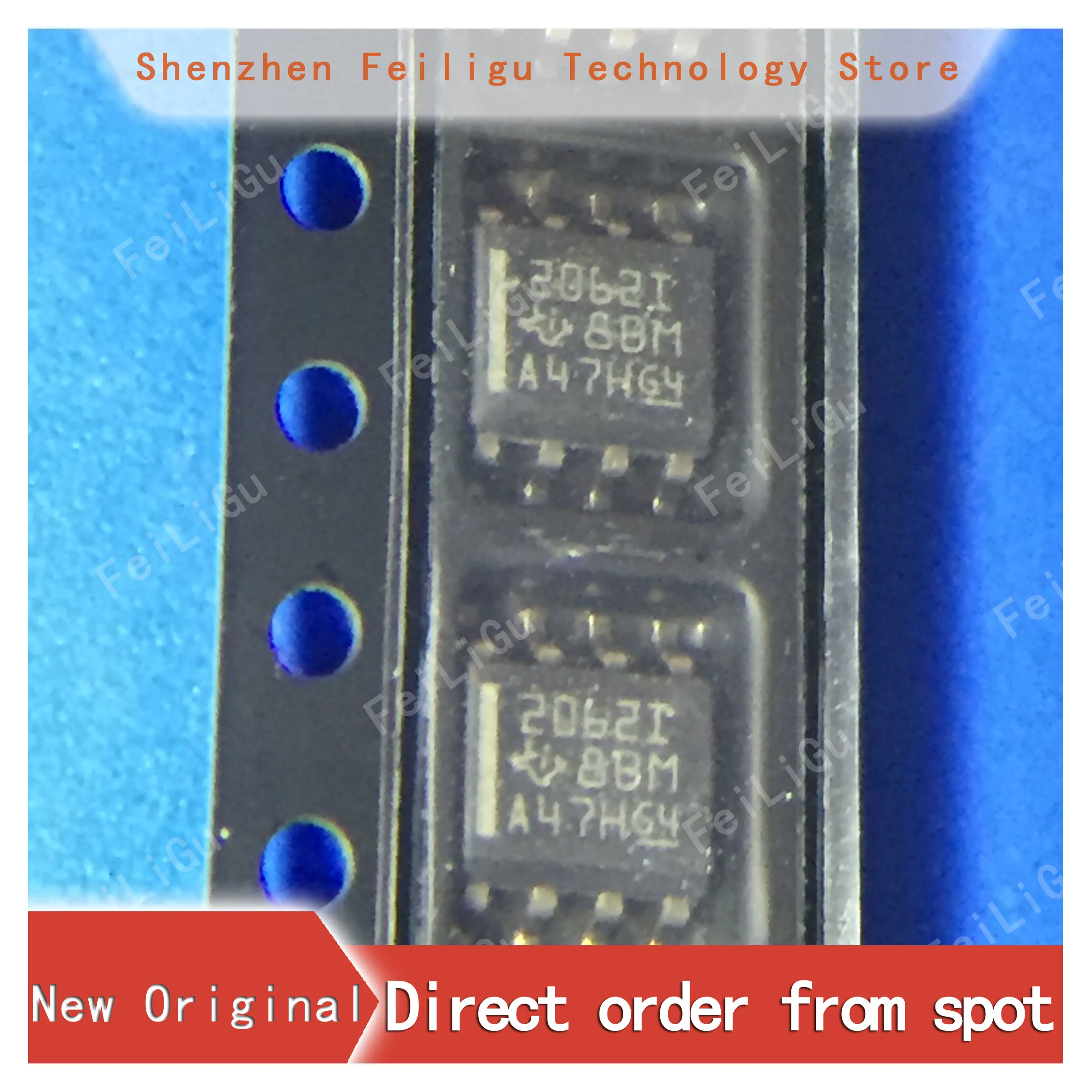 5/15/30/50PCS 100% New original TLE2062IDR TLE2062I TLE2062 Screen printing:2062I Package:SOP8 FET input op amp chip
