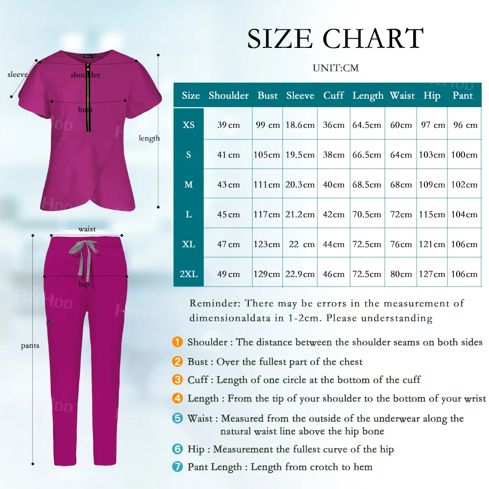 Spa Beauty Nursing Sets Fashionable Woman Nurse Uniforms Hot Selling Multi-color Medical Accessories Veterinary Dental Work Wear