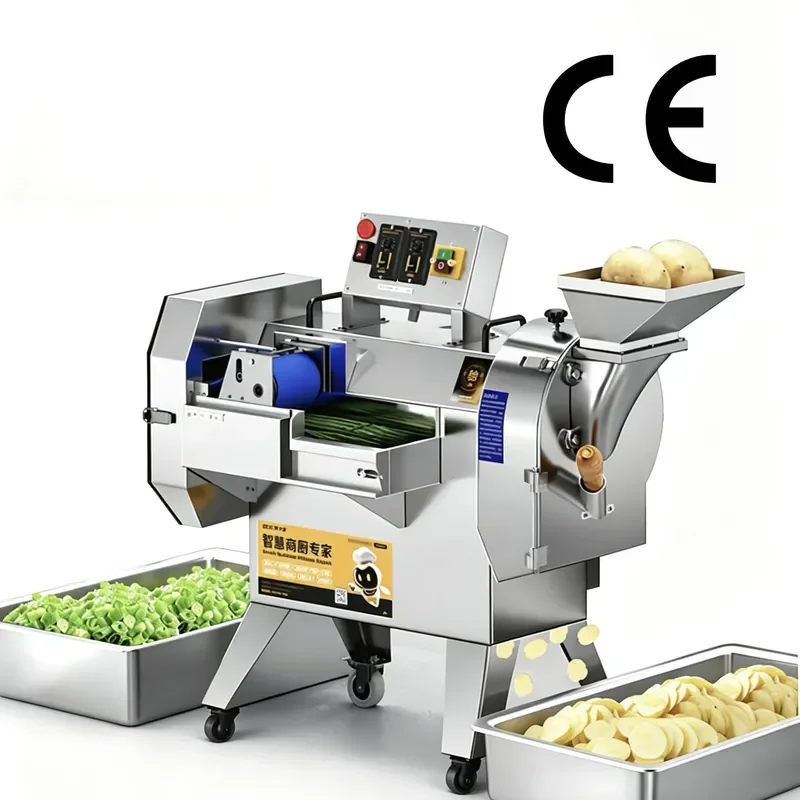 for Jiayang 750W Electric Vegetable and Fruit Cutter Automatic Slicer for Celery Parsley Leek Onion Cucumber Potato