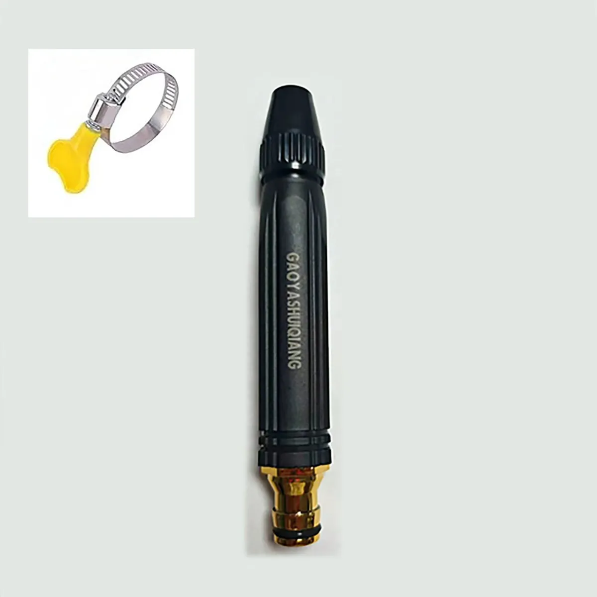 3/2/1-teiliges Set Haushalts-Hochdruck-Autowaschpistole (Kunststoffmaterial) mit Clip, mit Verstärkerdüse, Hochdruck-Haushalts-Autowasch-Gartenschlauchsprüher, zum Waschen, Bewässern und Reinigen des Gartens – Detail 7