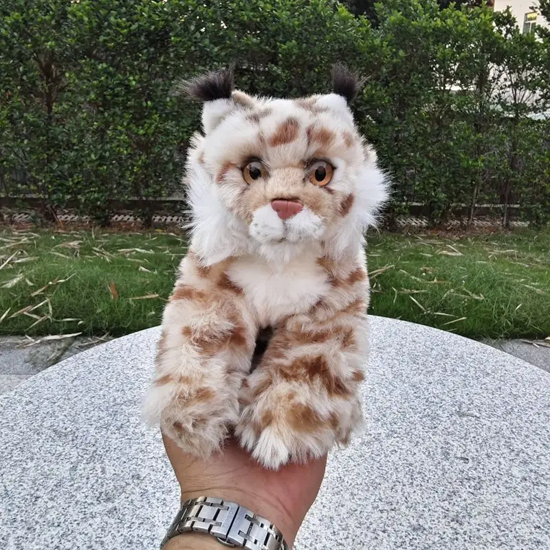 

Super Cute Lynx Plush Toy Doll Simulation Animal Cloth Doll H20CM Girl Kids Birthday Gift