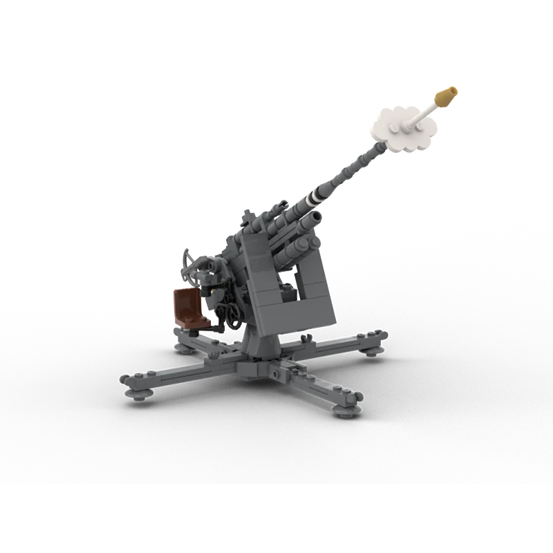

172 MOC creative cannon model ornaments DIY assembly building blocks toys children's Christmas birthday gifts
