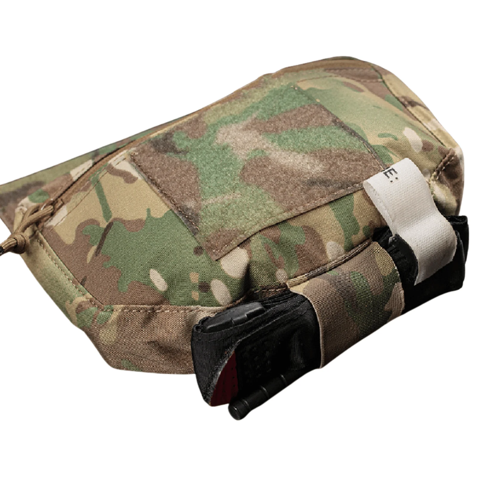 Tactical Drop Dangler Pouch Sub Abdominal Carrying Kit Bag Hook-Loop Add-on Dump Pouch for MOLLE Vest Plate Carrier Accessories