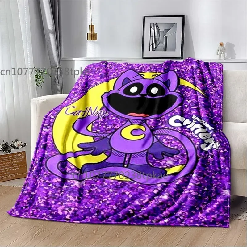 Graphics Baby Blanket Smiling Cretan Cartoon Soft Home Bed Sofa Picnic Travel Office Cover Decor Comfortable Throw Blankets Kids