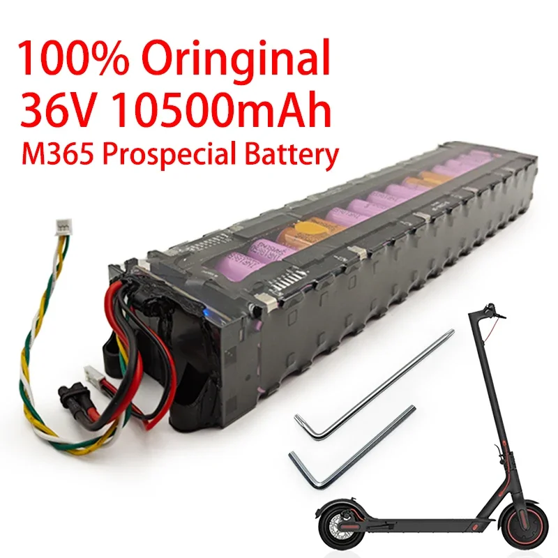 

For -Xiaomi M365 Battery Pack 36V 10500mah M365 Electric Scooter Battery 18650 Lithium Rechargeable Cells with Bluetooth BMS New