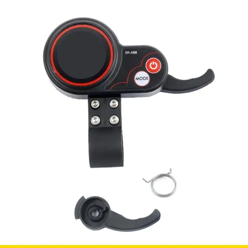 SZCH Electric Scooters Throttle Grip with Modern Dashboard Display for Precise Speed Adjustment & User Friendly Designs