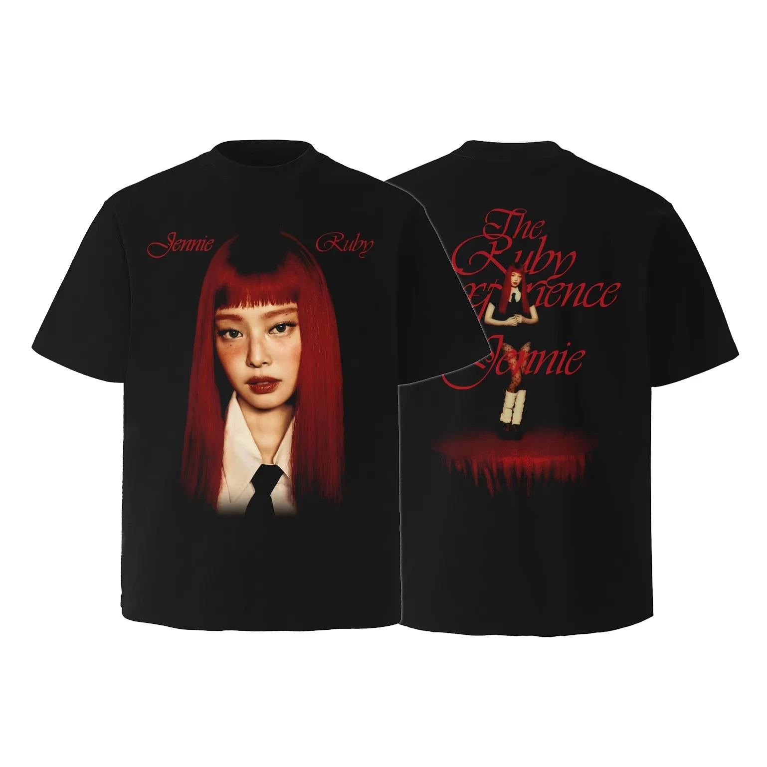 Jenny Kim Ruby Album T-Shirt Cotton Graphic Tee Men Women Summer Streetwear