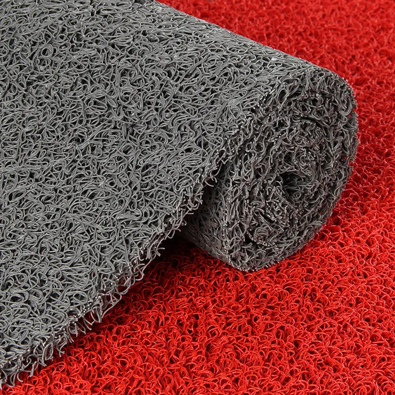 Entry door hollow bottomless silk ring floor mat, anti-splashing carpet, kitchen permeable and non-slip foot mats can be cut