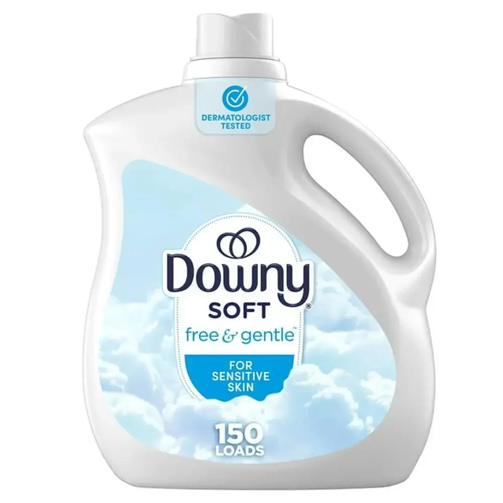 Downy Free & Gentle Fabric Softener Hypoallergenic Gentle Formula 150 Loads