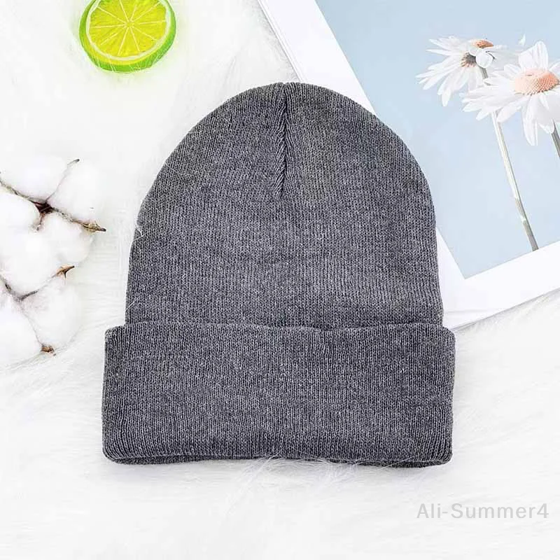 الخريف/الشتاء بلون محبوك الرجعية جولة أعلى قبعة في الهواء الطلق الباردة واقية يندبروف قبعة رأس مسطحة #5