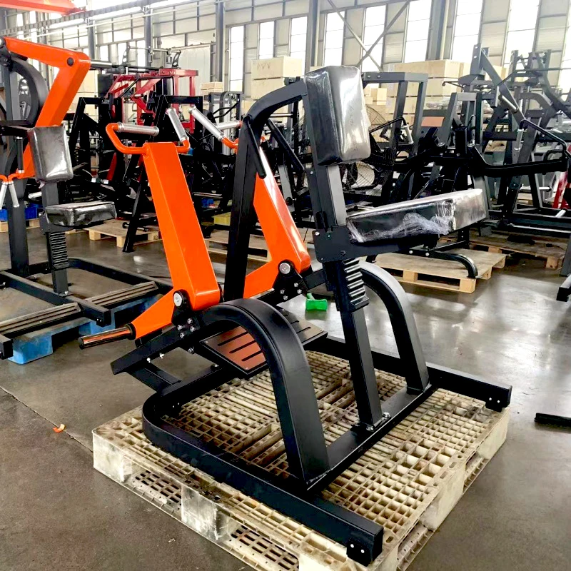 Fila de nivel inclinado comercial, entrenador de extensión muscular de espalda interior, sentado, remo, gimnasio, máquina de fila de nivel inclinado