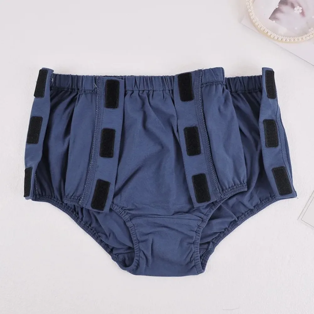 Women Men Paralysis Patient Triangle Underwear Briefs Cotton Easy Wear/Take Off Fracture Rehabilitation Disabled Elderly Nursing