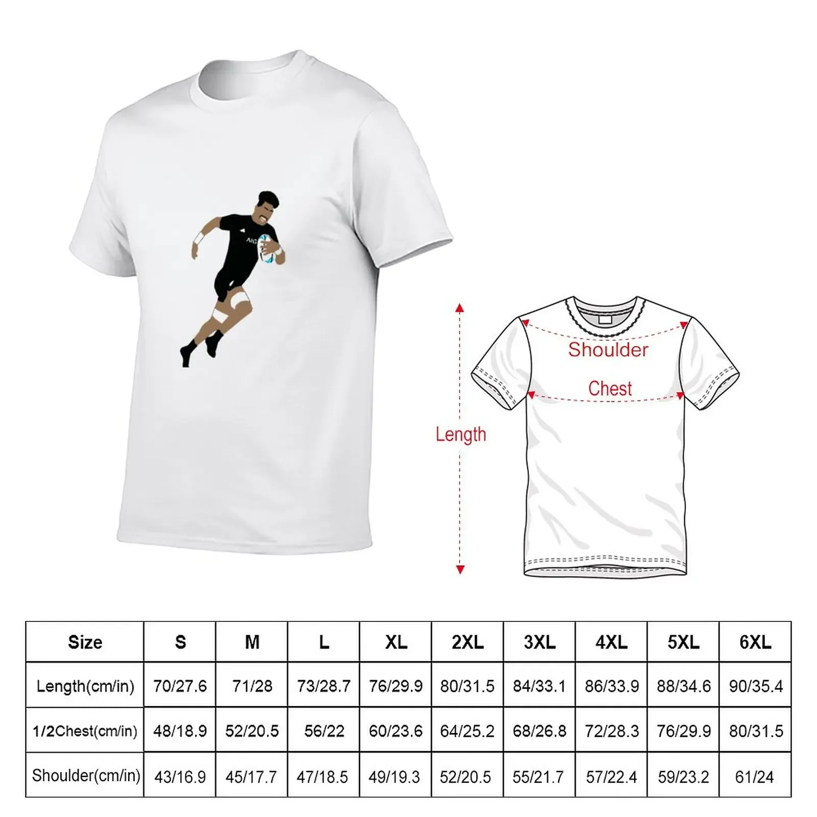 Ardie Savea All Blacks T-Shirt custom shirt anime clothes mens big and tall t shirts