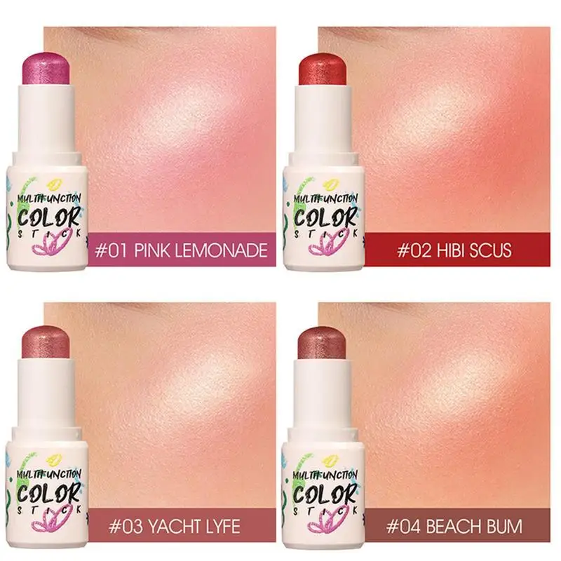 Creme Leve Blush Creme Brilhante, Rosto Iluminar, Rouge Peach, Maquiagem Cremosa, Shimmer Bochecha