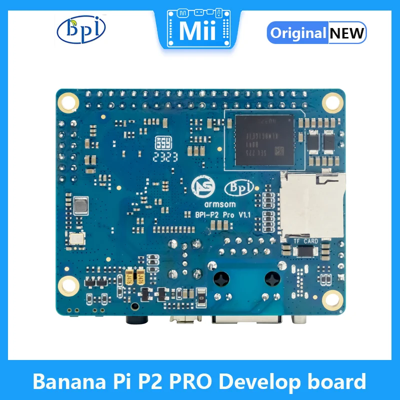 Banana Pi P2 PRO Rockchip RK3308 64bits Quad-core Arm Cortex-A35 With POE Module 512M DDR3 8G eMMC Support WiFi Bluetooth