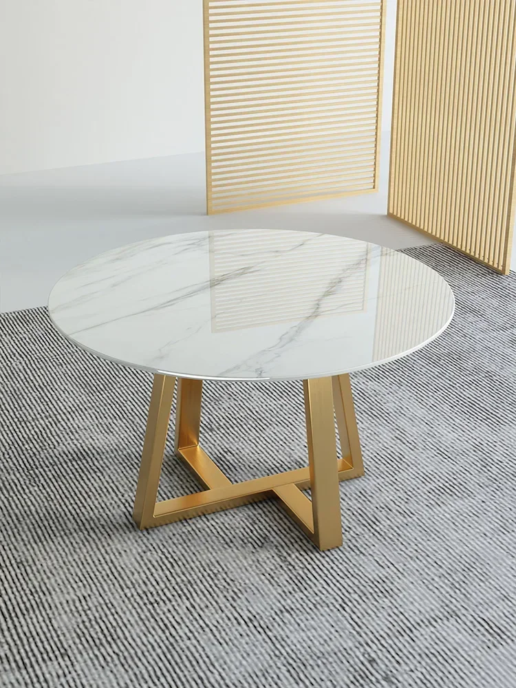 

z Round table leg bracket stainless steel leg rock marble round coffee base stand