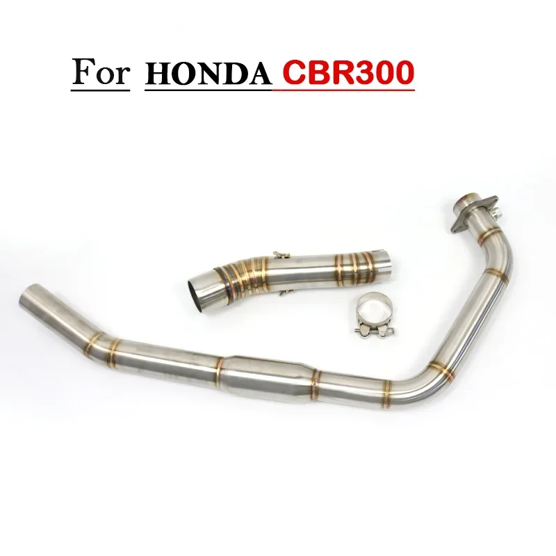 Racing Modified Motorcycle Exhaust Modify Front Link Pipe 51mm Slip On For HONDA CB250R CBR300 CBR250 CBR 300