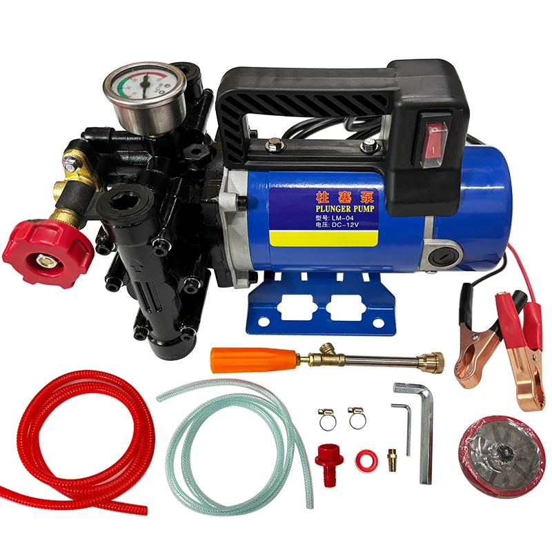 

Electric High Pressure Pump Spraying Car Wash Irrigation Sprayer 12V/24V/60V/72V/220V Plunger Agricultural Sprayer