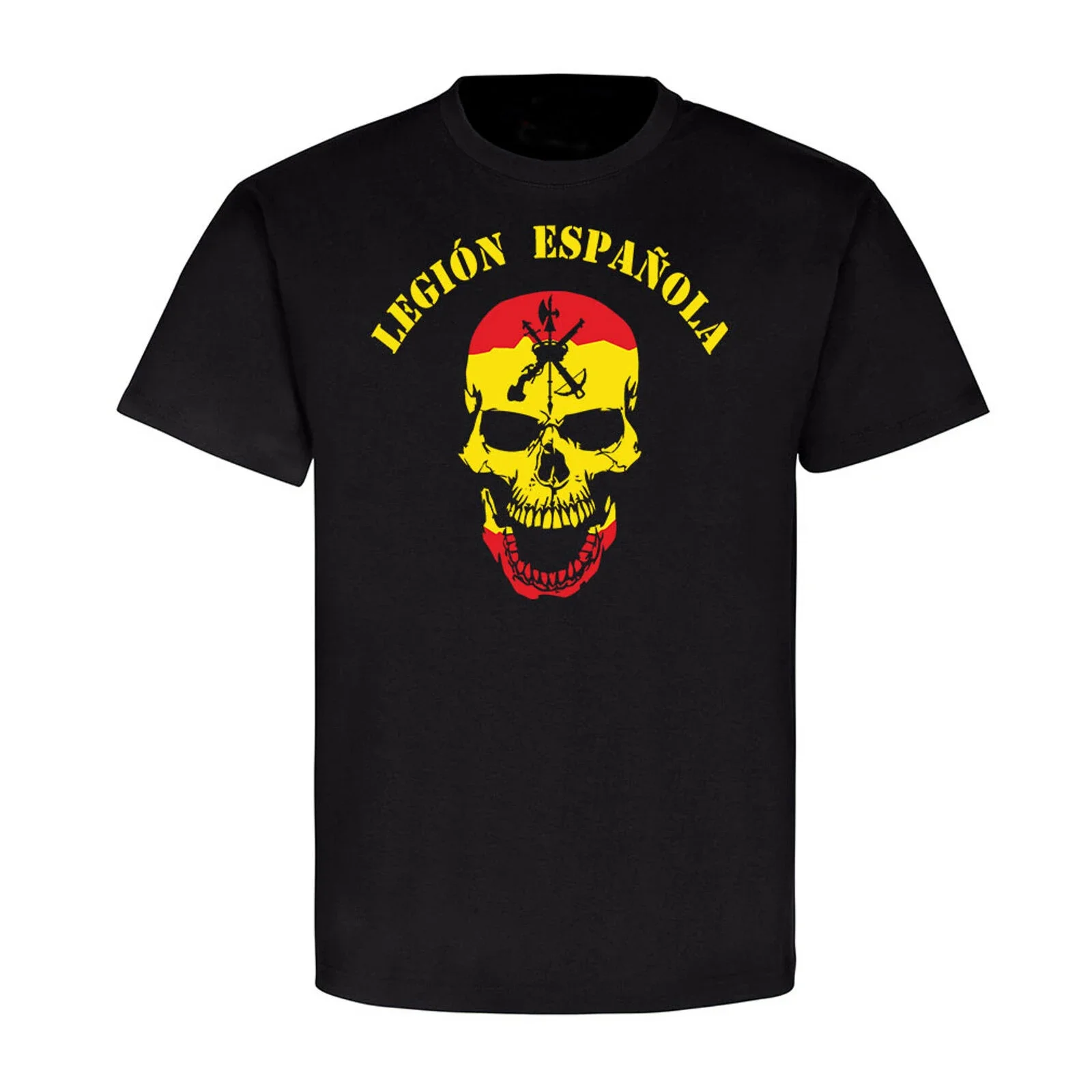 fashion Legion Espanola Viva La Muerta. Spanish Foreign Legion T-Shirt Summer Cotton Short Sleeve Men Shirt Oversized Streetwear