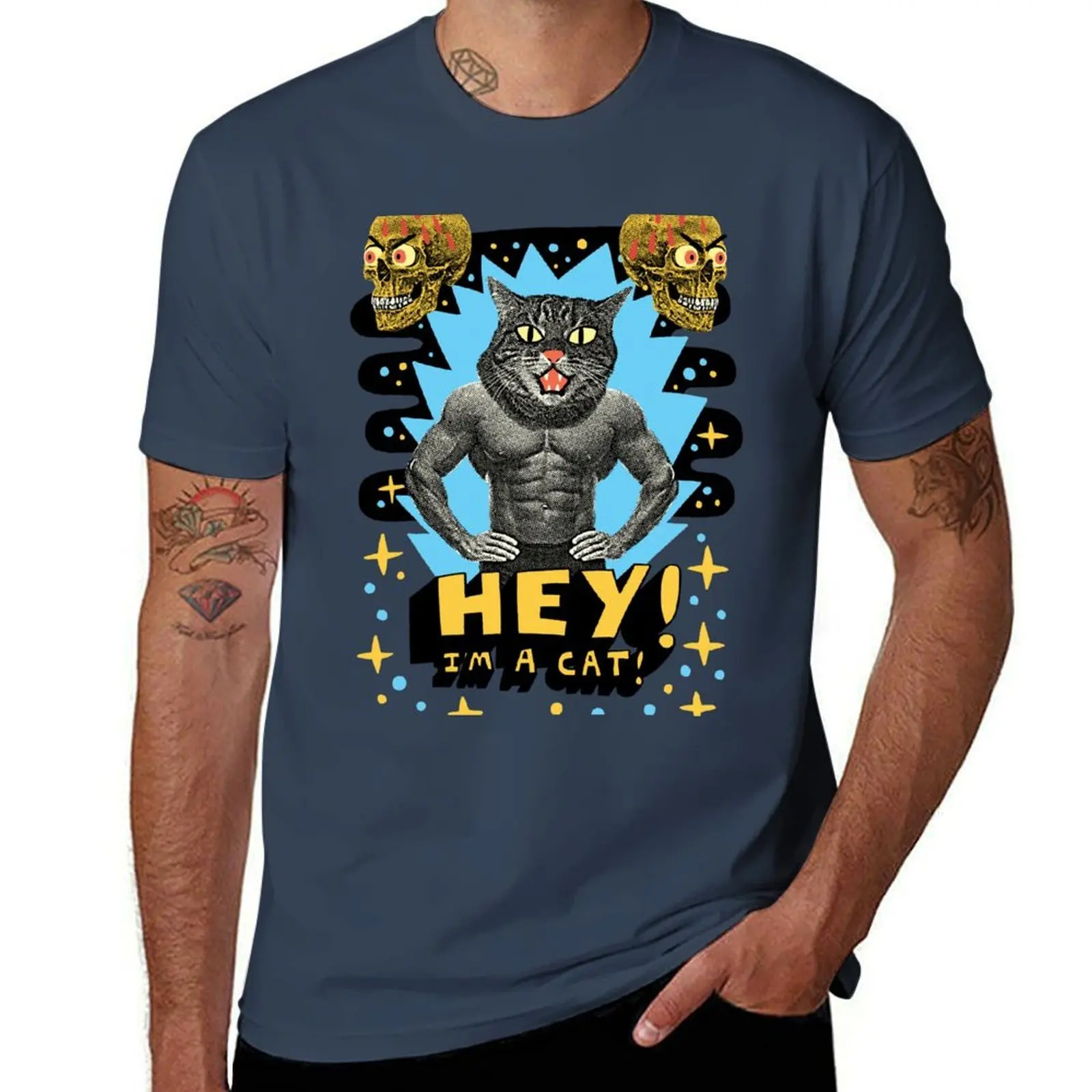 

I'm a Hey! cat! T-Shirt Sports Basic Short Sleeve T-Shirt