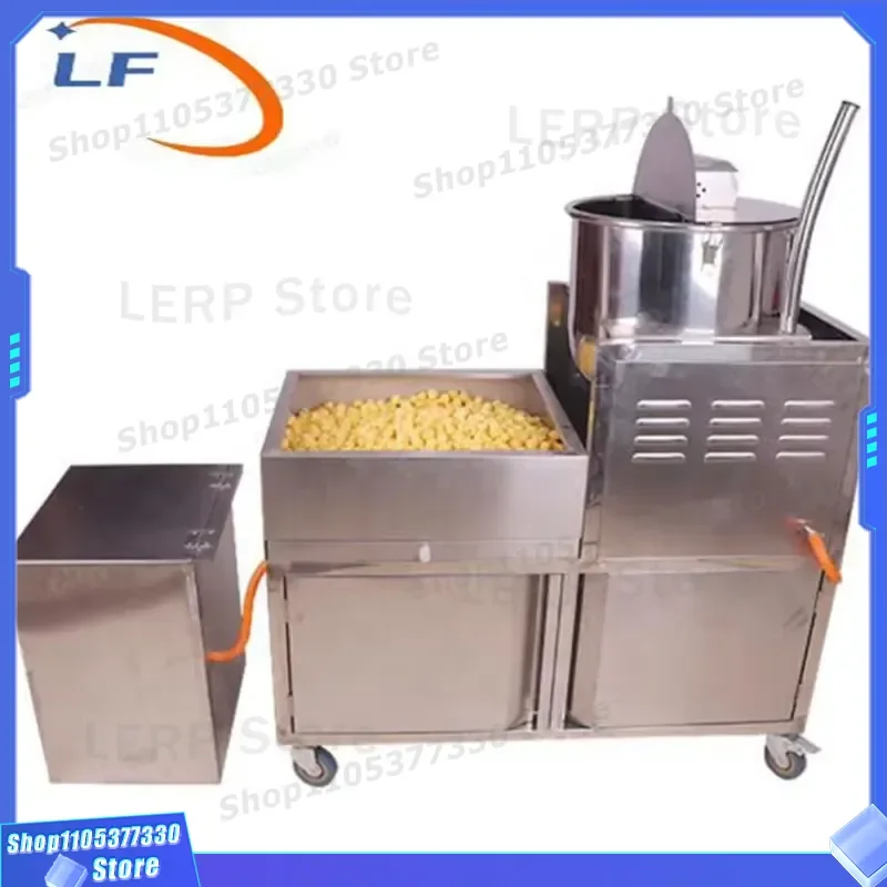Commercial Electric Popcorn Machine Automatic Industrial Corn Maker for Cinema Theater Snack Bar High Capacity Stainless