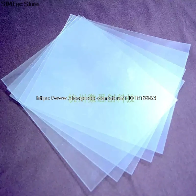 20-600um PDMS Film Polydimethylsiloxane Elastomer Film Transparent, Hydrophobic and Breathable