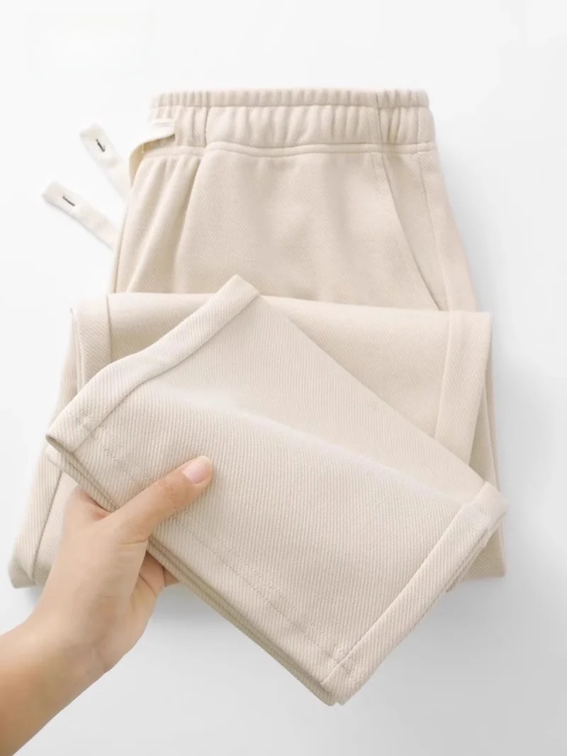 

Модные мужские прямые повседневные брюки на осень-зиму, драпированные, спортивного стиля, брендовые, с узором, средней высоты посадки, свободного кроя