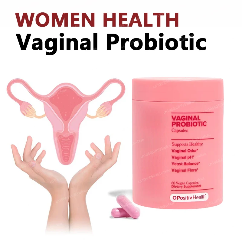 

60-300 капсул пробиотиков и пребиотиков для женщин: поддержание здоровья влагалища, баланс pH и грибка, уход за вагинальной флорой, устранение запаха