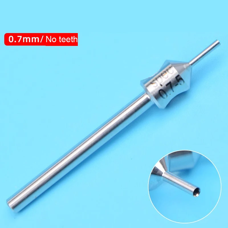 Stainless Steel Hair Implants Ultra-sharp FUE Punches(0.6-1.0) Serrated Plates Horn Mouths