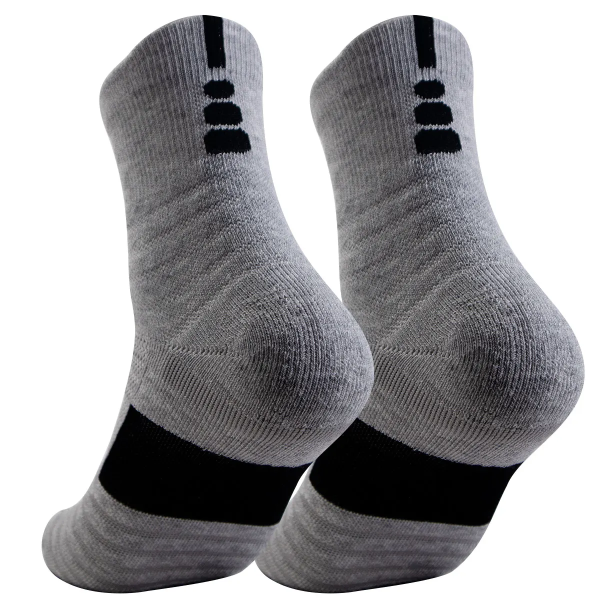 1 pair of professional cycling sports socks Breathable basketball socks outdoor tennis running socks