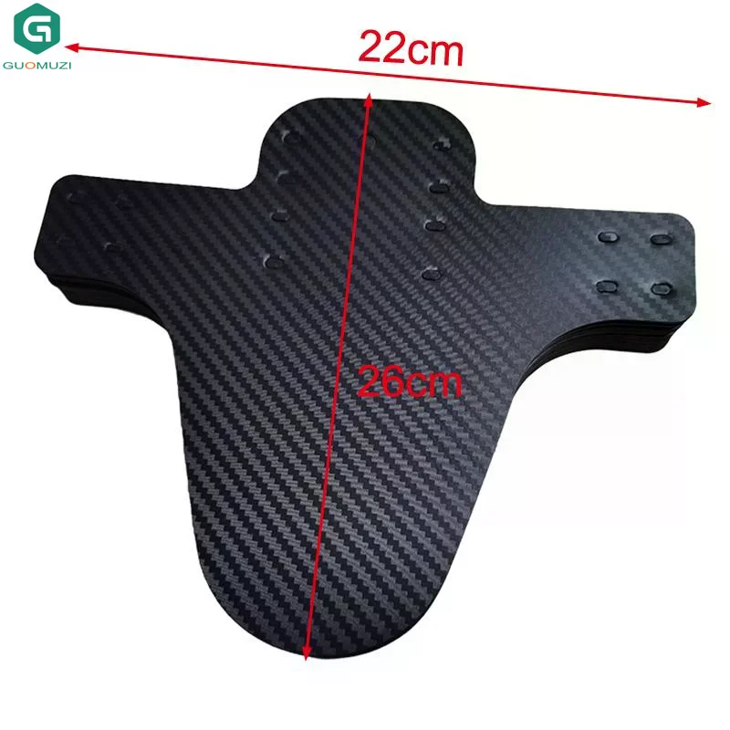Bike Offers Reliable Splash&Debris Bicycle Mountain Carbon Pattern Bike Mud Guard For Front Rear WheelMudguardUltralight Cycling