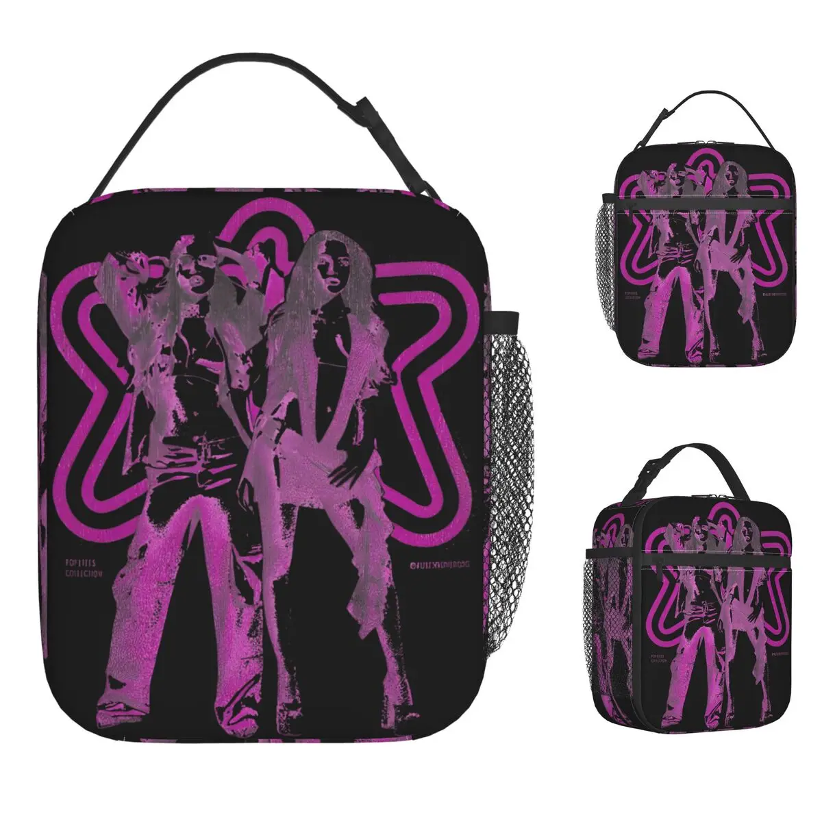 

Singer Emilia Mernes MP3 Tour 2025 Lunch Bag School Lunch Box For Child Funny Print Thermal Lunch Bag Oxford Portable Cooler Bag