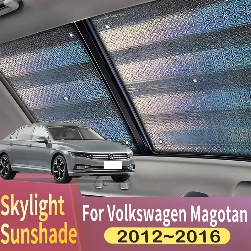 

Sunroof Sunshade Suitable For Volkswagen VW Magotan Variant 2012~2016 Car Panoramic Roof 1X Heat Shield Window Sunshade Anti-UV