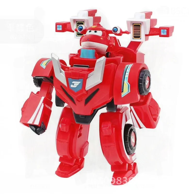 Jouet de voiture robot transformé pour enfants, Super Flying Man Racing Le Di King Kong Little Love Golden Boy, équipement électrique DIY