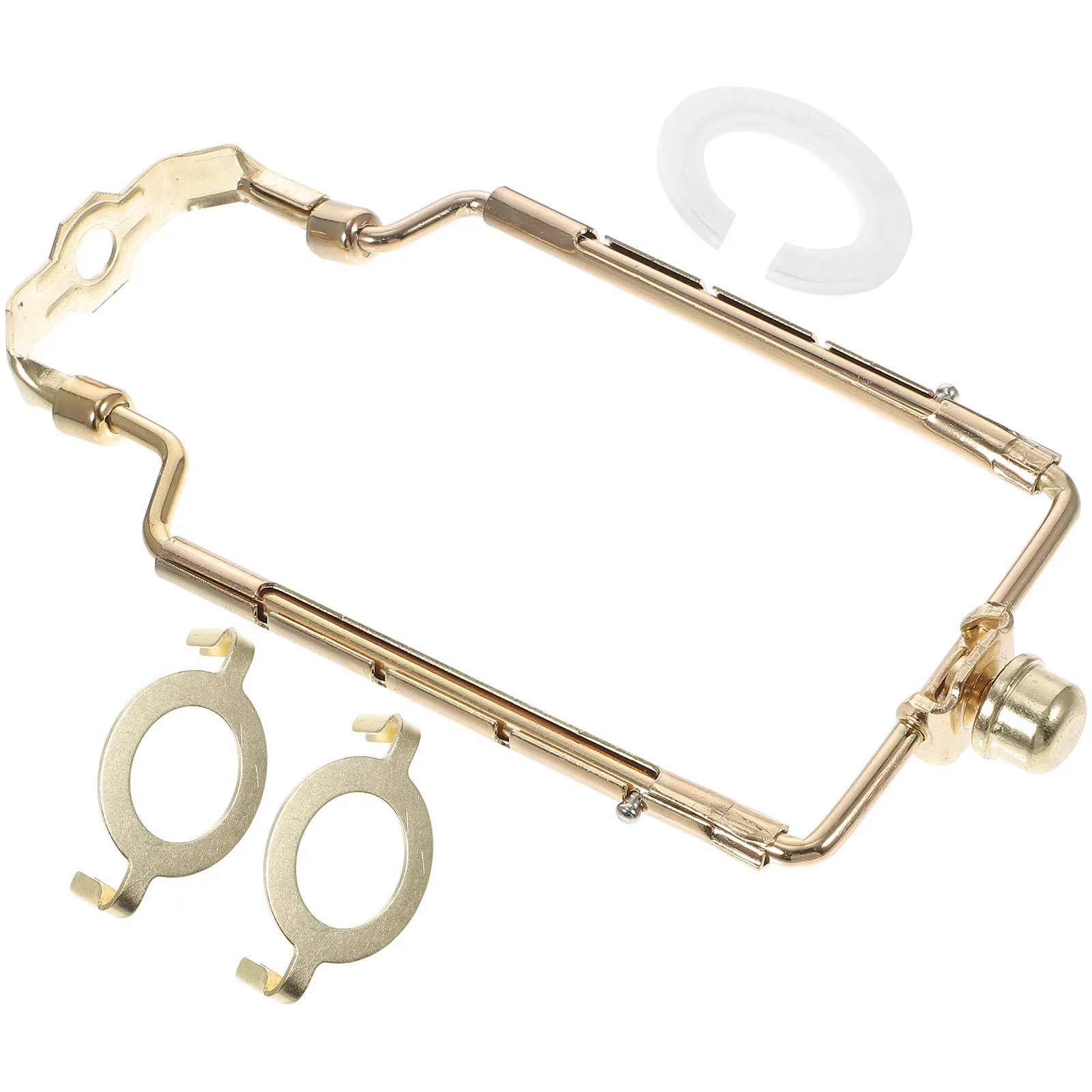 

1Set Lamp Shade Harp Holder Alloy Bracket Adjustable Lampshade Support for Table Floor Lamp Lighting Accessories DIY Repair Kit