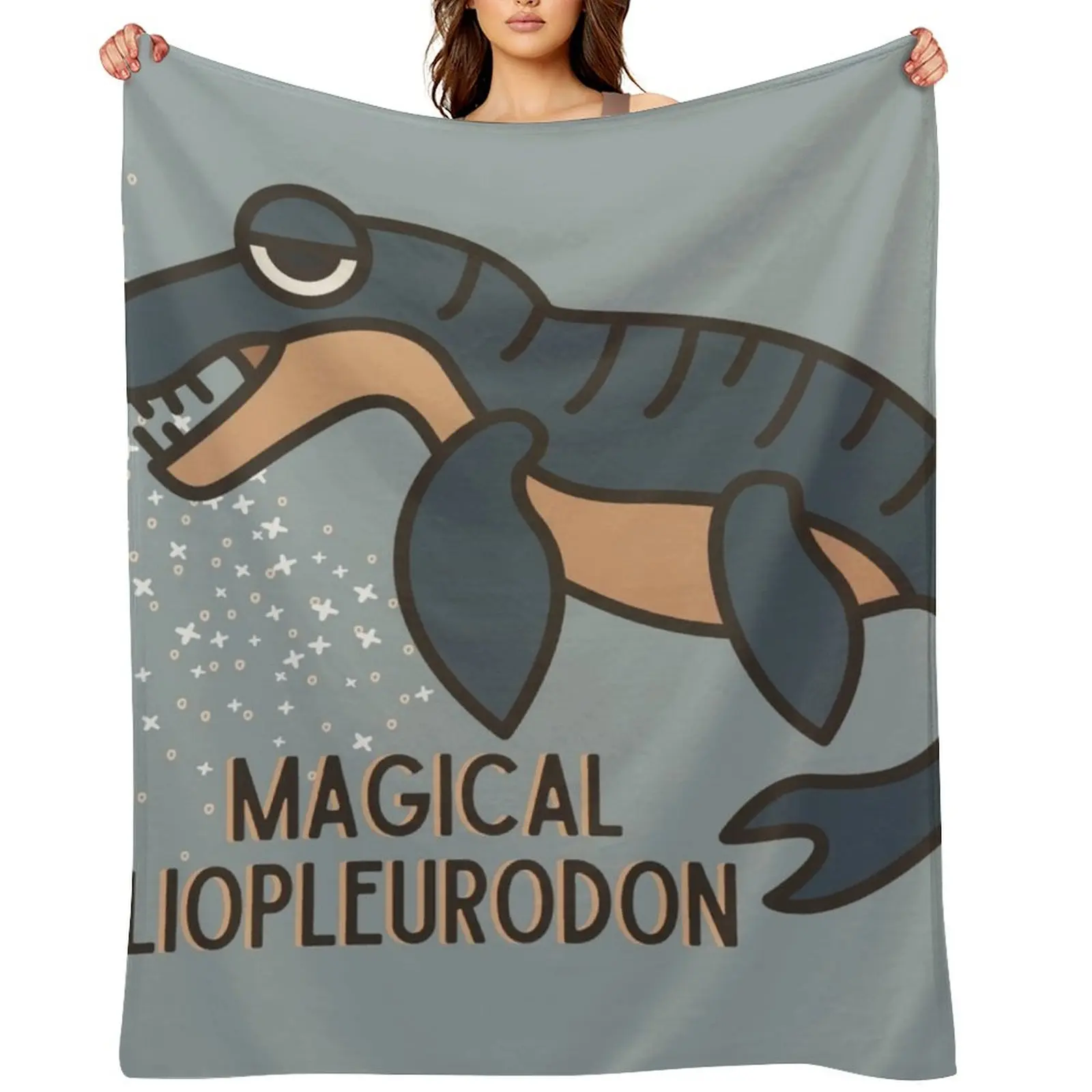 

Magical Liopleurodon // Charlie The Unicorn Throw Blanket Large blankets and throws Blankets For Baby Comforter Blankets