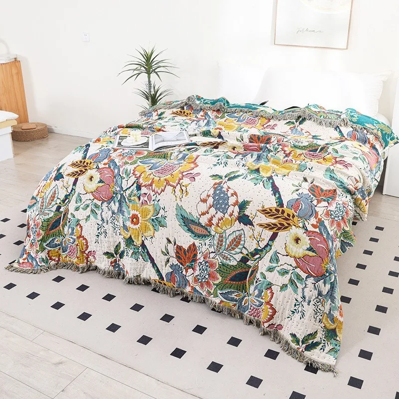Lightweight Cotton Gauze Blanket Image 6